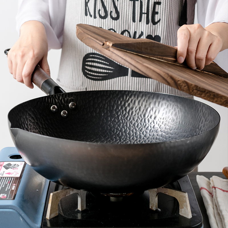 Wok Electric Flat - Poêle à Wok en acier au