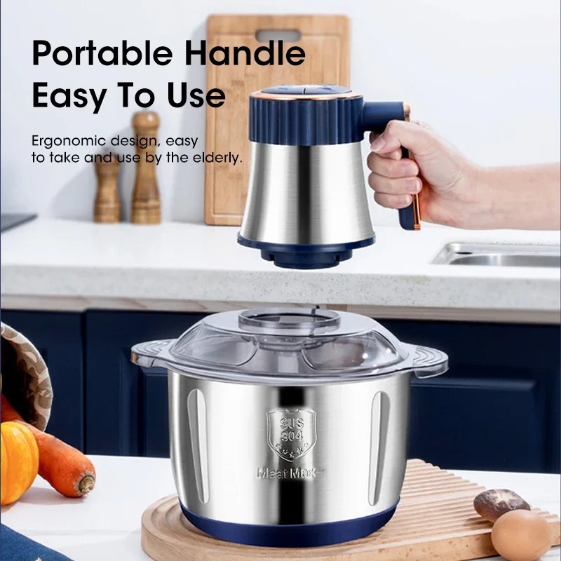 Food Processor Large - Hachoir à viande électrique 5L grande