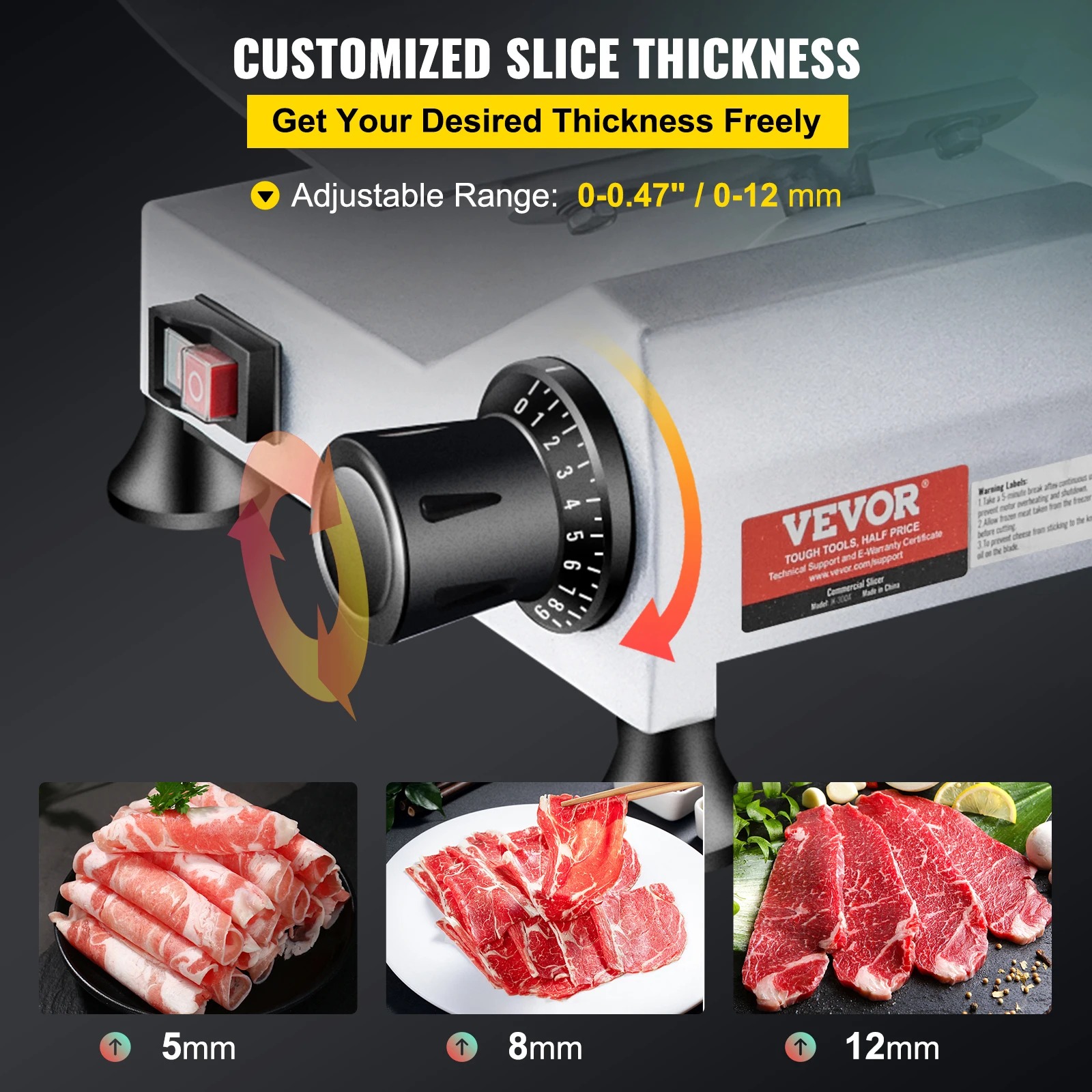 SucceBuy Trancheuse à viande é - Kitchen Appliances Commercial avis et prix