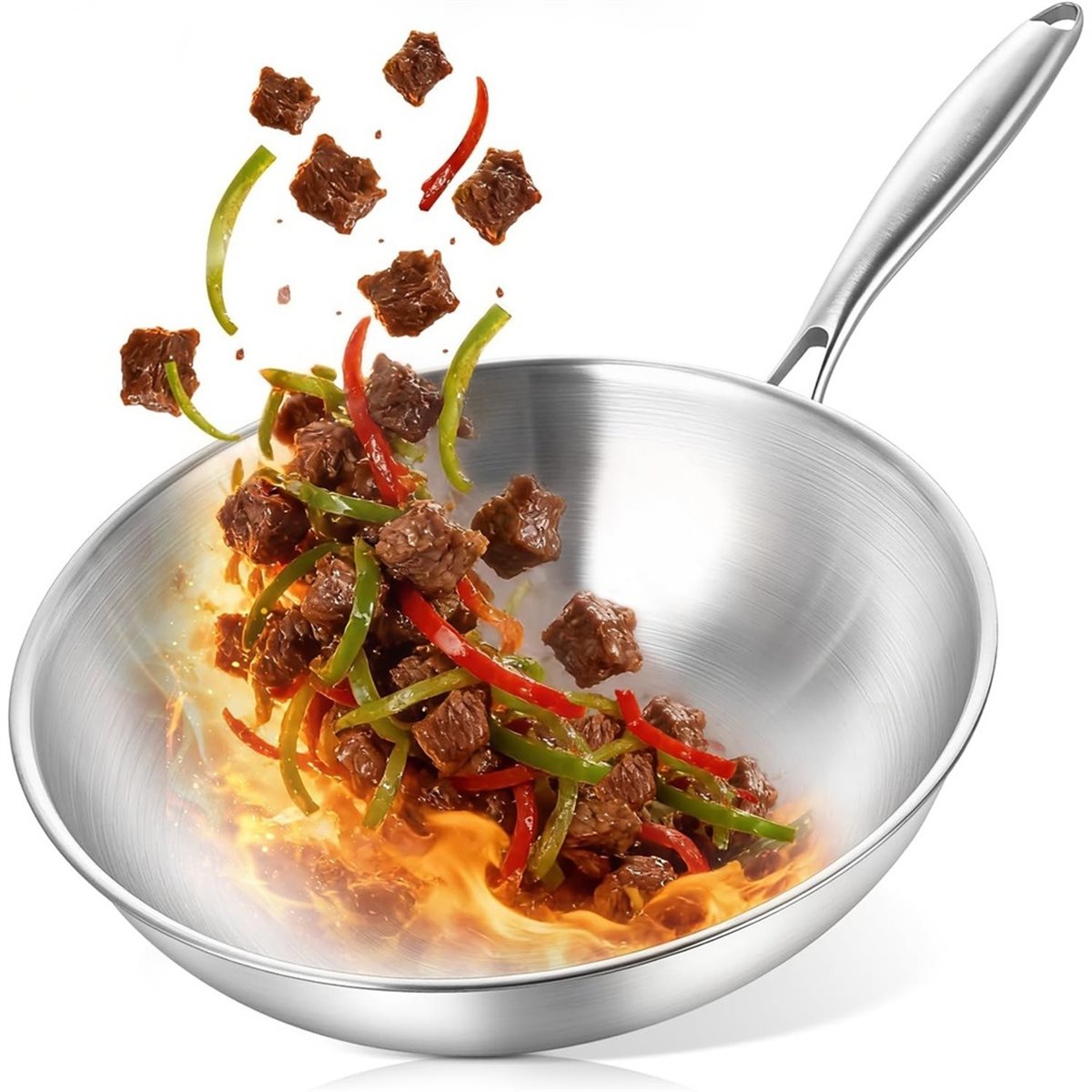 Wok en acier inoxydable tri-co - Wok Electric Flat avis et prix