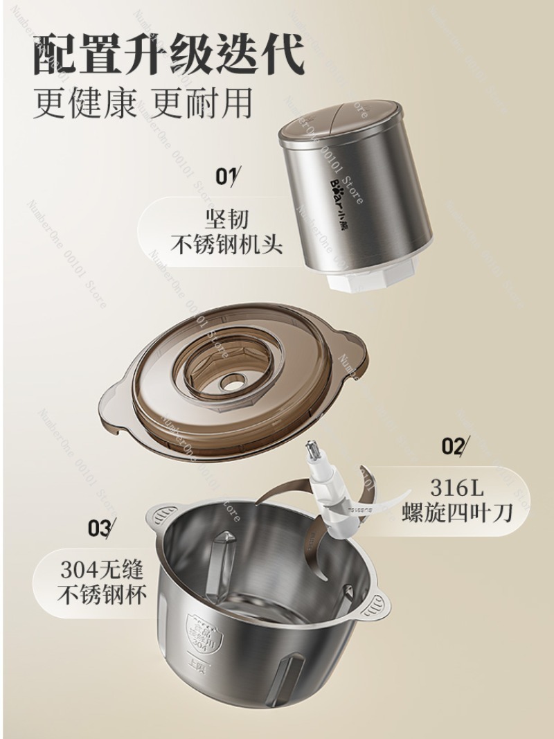Hachoir à viande électrique mu - Food Processor Large avis et prix