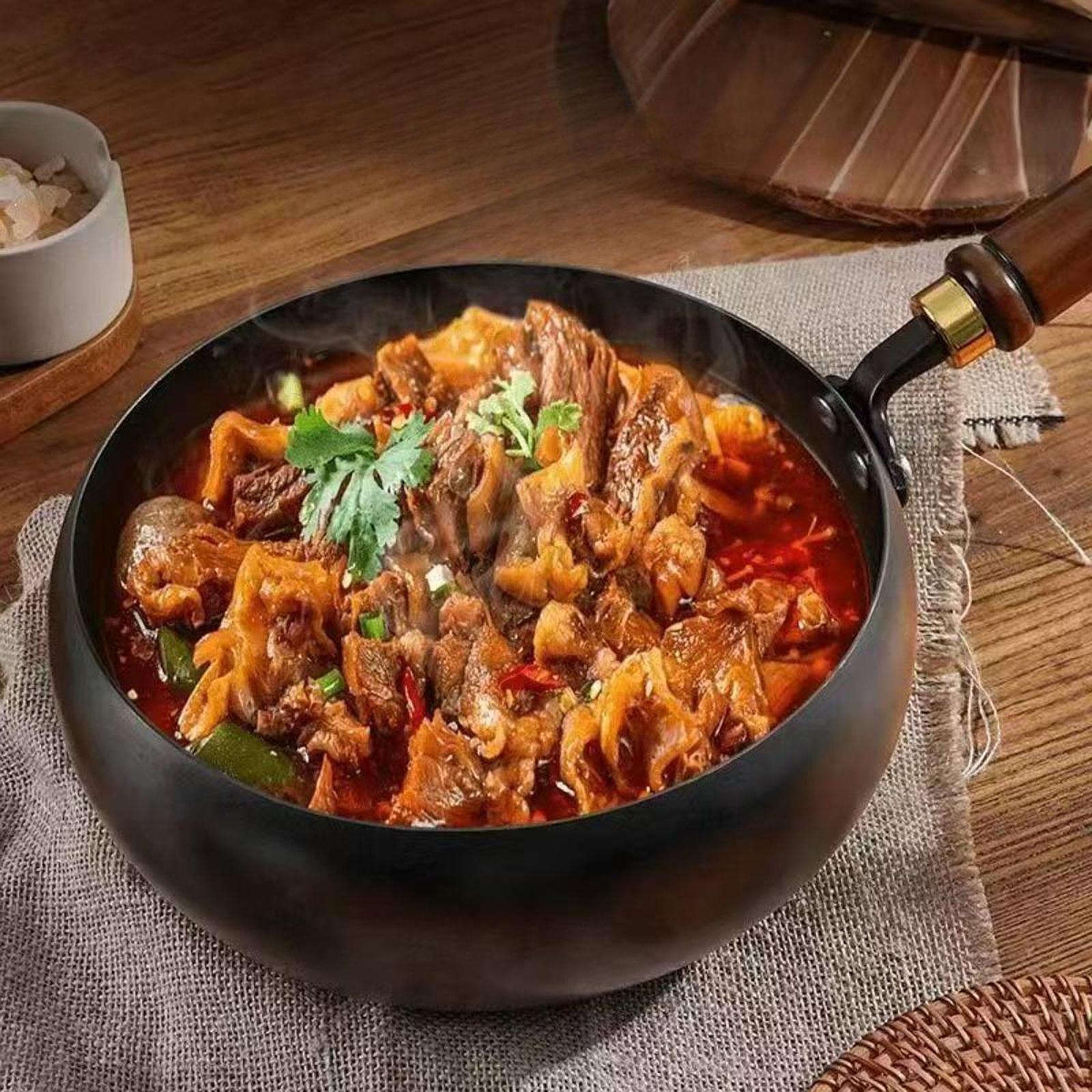 Poêle à Wok en fer fin de 24cm - Wok Electric Flat avis et prix